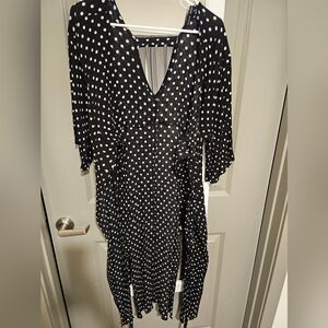 Black and White Polka Dot Jumpsuit